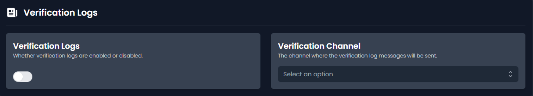 Verification Logs